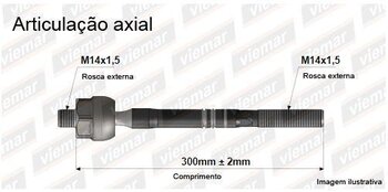 ARTICULACAO AXIAL SUBARU LEGACY II SW (BG) 2.5 i Outback 4WD (BG9) EIXO DIANTEIRO DE AMBOS OS LADOS 1996 1999 292