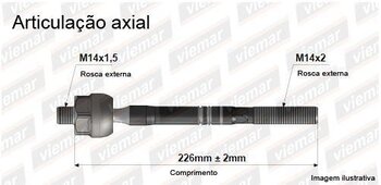 ARTICULACAO AXIAL VOLVO 960 II (964) 2.9 DIANT 1994 1996