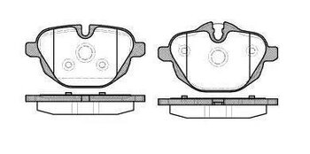 PASTILHA FREIO BMW 5 (E60) M5 TRAS 2004 2009 106X17,80X56