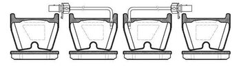 PASTILHA FREIO LAMBORGHINI DIABLO 5.0 DIANT 2003 EM DIANTE 95,5X74,4X16,5