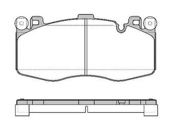 PASTILHA FREIO BMW 1 (E81) 118 I 4.4 i DIANT 2013 2018 209,8X19,2X100,6