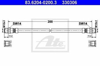 FLEXIVEL FREIO BMW 3 Compact (E36) 318 ti TRAS 1994 1995 200