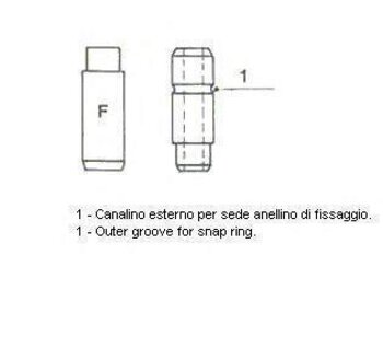 GUIA VALVULAS SSANGYONG CHAIRMAN (HT_) 2.9 D 1997 EM DIANTE 39,5