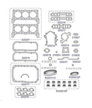 JOGO DE JUNTAS FORD USA AEROSTAR 3.8 1999 2003