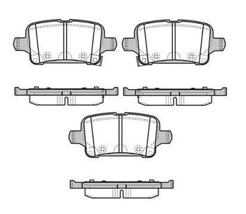 PASTILHA FREIO CHEVROLET EQUINOX 2.0 LT 2017 2020 106,5X46,7X17