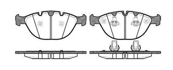 PASTILHA FREIO BMW X5 (E53) 4.4 i EIXO DIANTEIRO 2000 2003 79,2X193,2X20,4