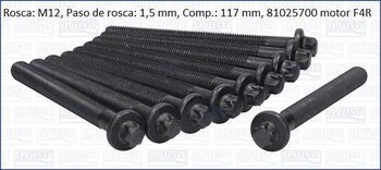 PARAFUSO FIX. CABECOTE RENAULT 19 I (B/C53_) 2.0 16V (JE0N, JE0L, JE02) 1998 2002 117