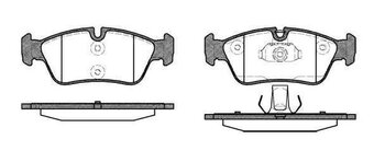 PASTILHA FREIO BMW 3 (E36) 316 i Exclusive EIXO DIANTEIRO 1991 1994 17,8