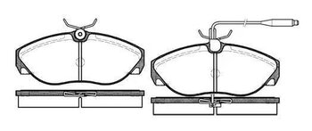 PASTILHA FREIO FIAT 127 2.5 TDI Panorama/Combinato DIANT 1994 2002 60,9X19,5X144,9