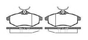 PASTILHA FREIO CITROËN XSARA (N1) 2.0 16V EIXO DIANTEIRO 2000 2005 129X56,2X19