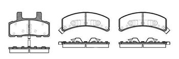 PASTILHA FREIO DODGE 1800 5.9 Di 4x4 DIANT 2004 2005