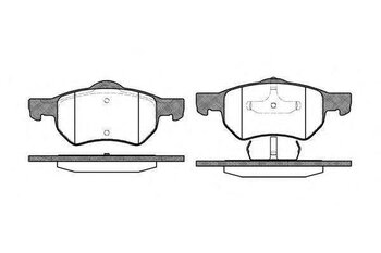 PASTILHA FREIO DODGE CARAVAN (RG_) 2.4 DIANT 2000 2007 172,5X18,6