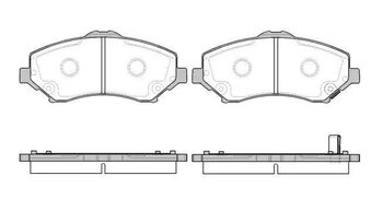 PASTILHA FREIO CHRYSLER GRAND CARAVAN 3.3 DIANT 2004 2007 146,5X64X17,6