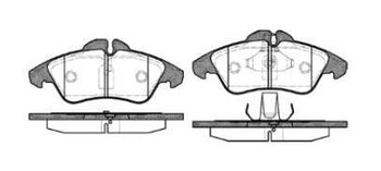 PASTILHA FREIO MERCEDES-BENZ SPRINTER 3-t Caminhão de plataforma/chassis (B903) 311 CDI (903.611, 903.612, 903.613, 903.621, 903.6 DIANT 2001 2012