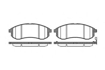 PASTILHA FREIO MITSUBISHI AIRTREK I (CU_W) 2.5 TD DIANT 2002 EM DIANTE 151,2X56,5X15,5