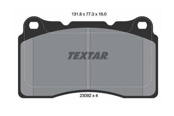 PASTILHA FREIO VOLVO S60 I (384) 2.5 T AWD 2004 2009 131,8X77,3X16