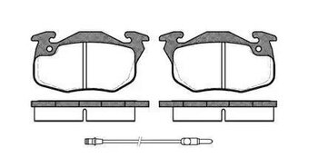 PASTILHA FREIO PEUGEOT 408 1.6 CTI DIANT 1986 1990 105X54,3X18