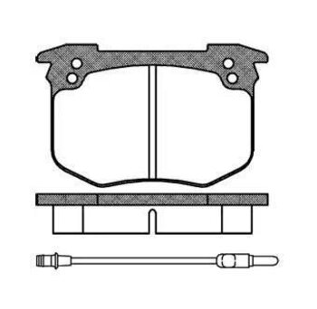 PASTILHA FREIO PEUGEOT 504 Pick-up 2.3 GD/GRD EIXO DIANTEIRO 1996 2006 17,5X104,8X65,3