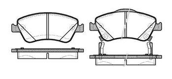 PASTILHA FREIO TOYOTA 4 RUNNER (KZN18_, VZN18_, RZN18_) 1.6 Dual VVTi DIANT 2007 EM DIANTE 150,9X62,5X19
