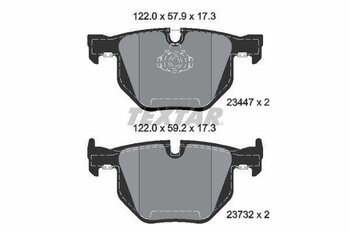 PASTILHA FREIO BMW X5 (E70) xDrive 3,0 si EIXO TRASEIRO 2006 2008 17,3