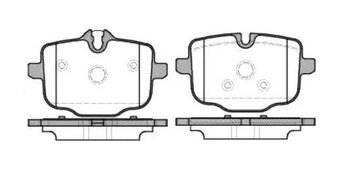 PASTILHA FREIO BMW X5 (G05, F95) xDrive 30 d EIXO TRASEIRO 2019 2020 116,2X18