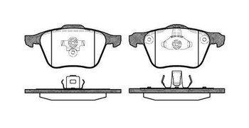 PASTILHA FREIO VOLVO V70 II (285) 2.0 T EIXO DIANTEIRO 2000 2007 19