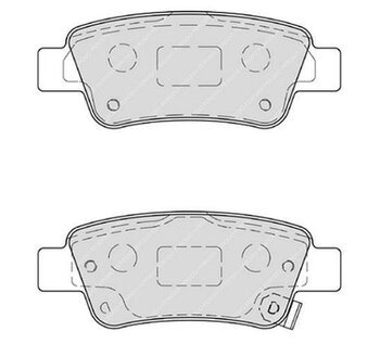 PASTILHA FREIO HONDA CR-V III (RE_) 2.0 i EXL 4WD (RE5, RE2) EIXO TRASEIRO 2006 2011 108,9X42,2X16,5