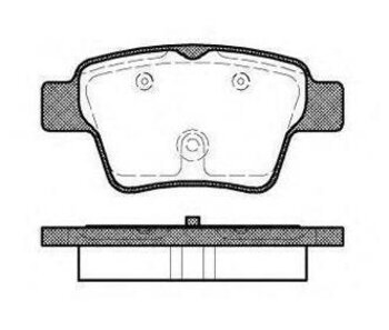 PINCA FREIO PEUGEOT 408 1.4 TRAS 2006 EM DIANTE 95X47,1X17,3