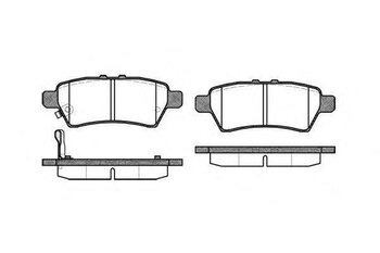 PASTILHA FREIO NISSAN PATHFINDER III (R51) 4.0 4WD EIXO TRASEIRO 2005 2010 110,7X41X15,7