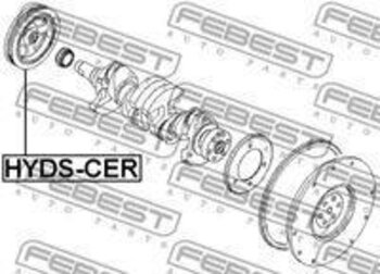 POLIA VIRABREQUIM KIA SOUL I SUV (AM) 1.6 Flex 2011 2014