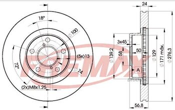 SUBARU FORESTER (SF) 2000 Turbo 4WD DIANT 1992 1994 28x28x12