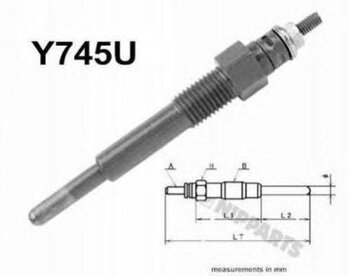 VELA AQUECEDORA MERCEDES-BENZ 100 Caixa (631) 309 CDI (906.631, 906.633, 906.635, 906.637) 2006 EM DIANTE 15x3x3