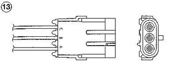 SONDA LAMBDA - SENSOR OXIGENIO RENAULT 19 I (B/C53_) 1.0 2000 2001 385