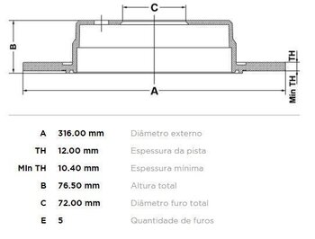 JEEP WRANGLER III (JK) 3.8 TRAS 2007 2011 32X32X12