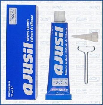 SILICONE ALTA TEMPERATURA - AJUSIL - PRETO KIA BONGO Caminhão de plataforma/chassis (W3) 2.7 D 1998 2004