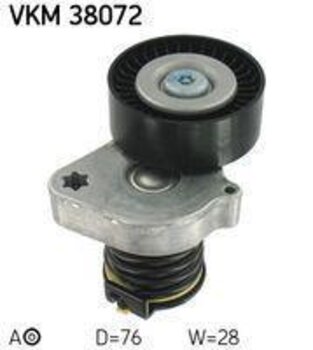 TENSOR CORREIA ALTERNADOR MERCEDES-BENZ 100 Caixa (631) C 160 Kompressor (203.730) 2002 2008 28