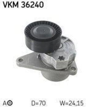 TENSOR CORREIA ALTERNADOR VOLVO V70 I (875, 876) 2.0 CENTRO ESQUERDA 1997 2000 24