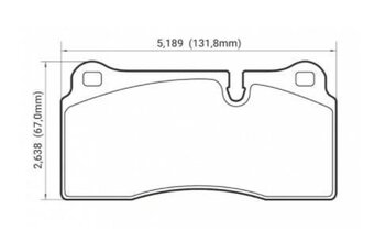 PASTILHA FREIO AUDI R8 Spyder (427, 429) 5.2 FSI quattro EIXO TRASEIRO 2012 2015