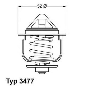 VALVULA TERMOSTATICA TOYOTA HILUX VII Pick-up (_N1_, _N2_, _N3_) 2.7 SR A/T CD Flex (TGN16) 2012 2015