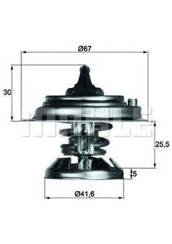 VALVULA TERMOSTATICA MERCEDES-BENZ 100 Caixa (631) 210 D 1997 2000