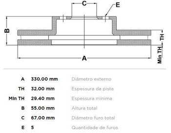 MERCEDES-BENZ M-CLASS (W164) ML 350 4-matic (164.186) DIANT 2005 2011 34X34X12