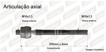 ARTICULACAO AXIAL LAND ROVER RANGE ROVER EVOQUE (L538) 2.0 4x4 ESQUERDA, DIREITA , INTERNO 2011 2019 298