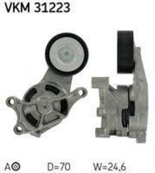 TENSOR CORREIA ALTERNADOR VW APOLLO tres volumes 2.0 2010 EM DIANTE 24,6