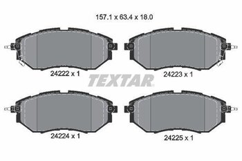 SUBARU TRIBECA (B9) 3.6 (WXF) EIXO DIANTEIRO 2007 EM DIANTE 157,1X63,4X18