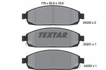 PASTILHA FREIO JEEP COMMANDER (XK, XH) 3.7 V6 4x4 EIXO DIANTEIRO 2005 2010 176X56,9X18,6