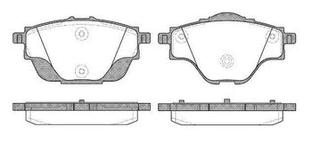 PASTILHA FREIO CITROËN C4 GRAND PICASSO II (DA_, DE_) 1.6 THP 165 EIXO TRASEIRO 2016 2019 106X55,4X51,9