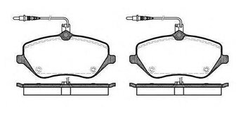 PASTILHA FREIO PEUGEOT 407 (6D_) 3.0 (6DXFVJ) EIXO DIANTEIRO 2004 2008 162,5X79,2X17,7