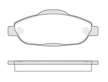 PASTILHA FREIO DS AIRCROSS 2.0 2014 EM DIANTE 180,2X17X75