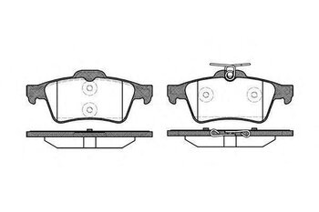 PASTILHA FREIO VOLVO C30 (533) 2.0 EIXO TRASEIRO 2006 2012 123,1X52X16,6