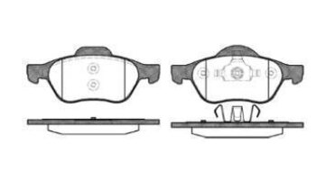 PASTILHA FREIO RENAULT SCÉNIC II (JM0/1_) 2.0 (JM0S, JM2N) EIXO DIANTEIRO 2008 2009 18